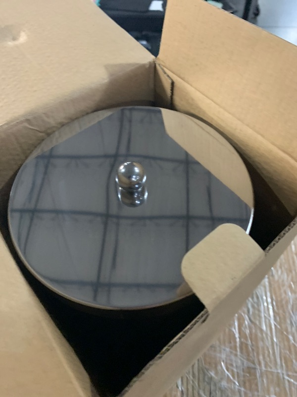 Photo 1 of (USED/FAIR) Stainless Steel Toilet Paper Canister and Toilet Brush Case Set (Set of 2)