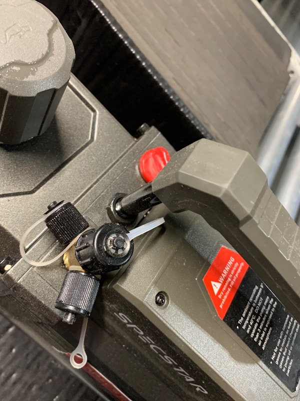 Photo 1 of ***(USED/ UNABLE TO TEST FULLY)***SPECSTAR 110V 9.6 CFM 1 HP Dual-Stage Rotary Vane HVAC Air Vacuum Pump for R12 R22 R134a R410a Systems with Oil Bottle