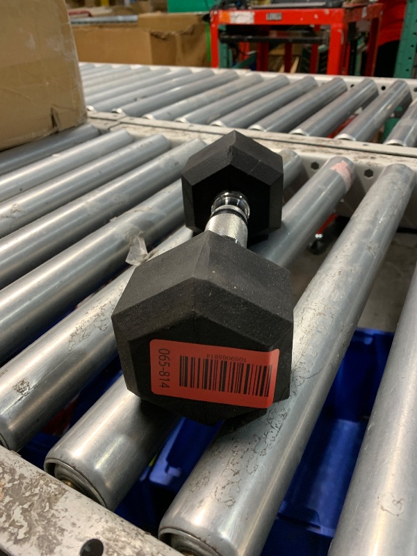 Photo 1 of  10lb Rubber Hex Dumbbell, Single