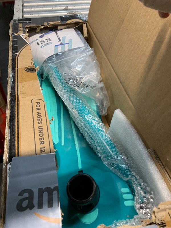 Photo 1 of (MISSING FONT WHEEL) (PARTIAL SET) Gotrax KS1 Kids Kick Scooter, LED Lighted Wheels and 3 Adjustable Height Handlebars, Lean-to-Steer & Widen Anti-Slip Deck, 3 Wheel Scooter for Boys & Girls Ages 2-8 and up to 110 Lbs (Green)