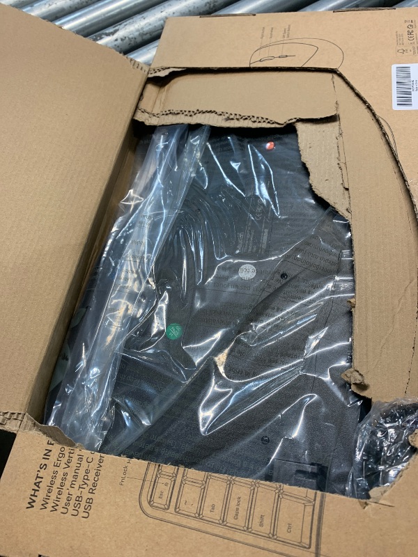 Photo 1 of MEETION Ergonomic Wireless Keyboard and Mouse, Ergo Keyboard with Vertical Mouse, Split Curved Keyboard with Wrist Rest, Natural Typing Rechargeable Full Size, Windows/Mac/Computer/Laptop, Large Size