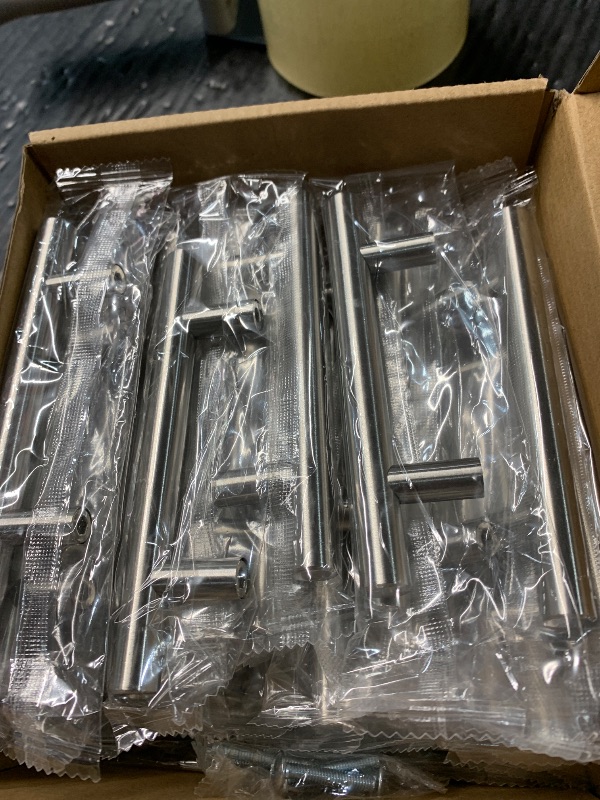Photo 1 of (PARTIAL SET) homdiy 30 Pack 3 Inch Brushed Nickel Cabinet Pulls Modern Cabinet Handles - Brushed Nickel Drawer Pulls Stainless Steel Cabinet Hardware,5 Inch Overall Cabinet Door Handles for Cabinets,Cupboard