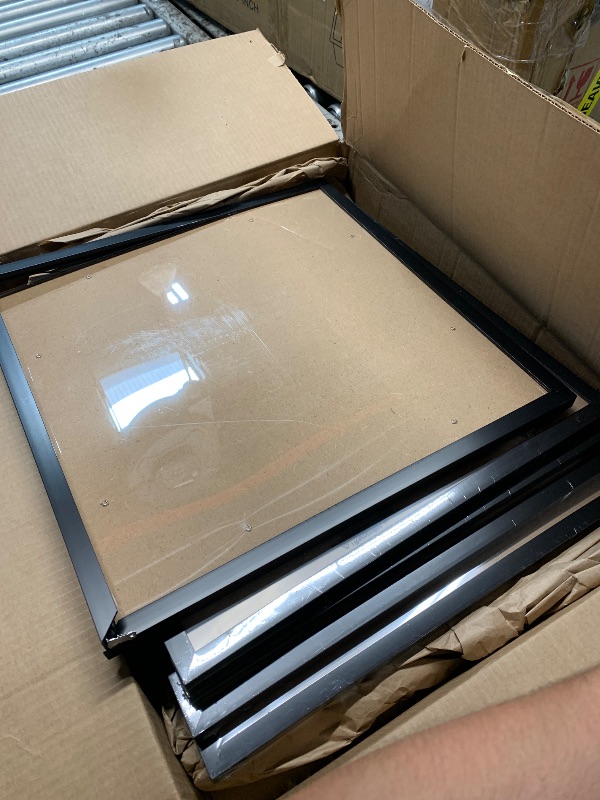 Photo 1 of (USED/FAIR) upsimples 10x12 Picture Frame Set of 5, Display Pictures 7x9 with Mat or 10x12 Without, Wall Gallery Poster Frames, Black