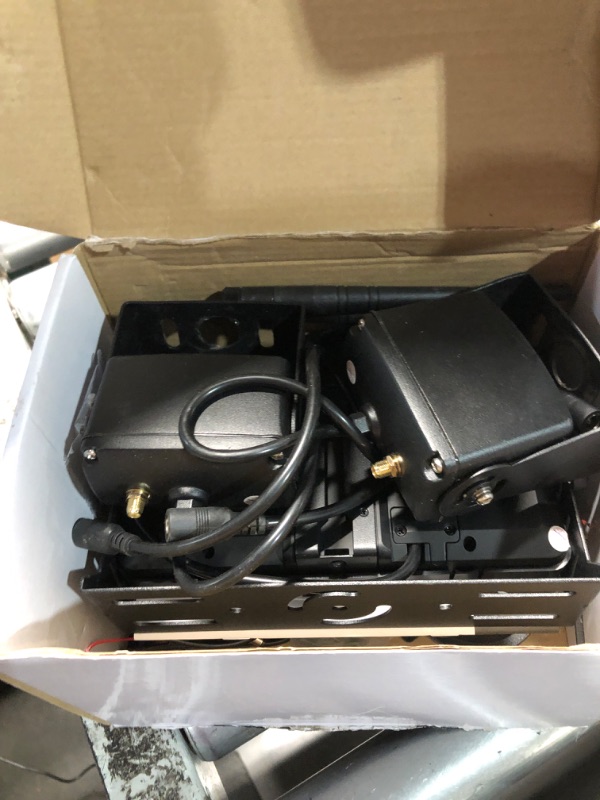 Photo 1 of (PARTS) (NOT FULLY FUNCTIONAL) TECXERLLON RV Backup Camera, 7'' 1080P Vehicle Backup Cameras with AI Detection, Waterproof Wireless Backup Camera with DVR Recording & Night Vision for Car, Van, SUV, Truck, Trailer