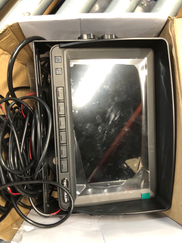 Photo 1 of (PARTS) (NOT FULLY FUNCTIONAL) TECXERLLON RV Backup Camera, 7'' 1080P Vehicle Backup Cameras with AI Detection, Waterproof Wireless Backup Camera with DVR Recording & Night Vision for Car, Van, SUV, Truck, Trailer