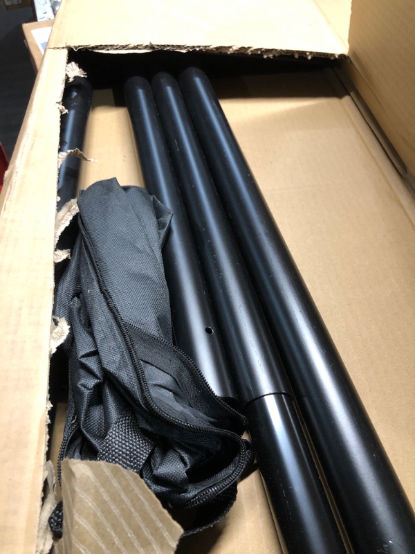 Photo 1 of (missing pieces) Tocretoare  and Drape Backdrop Stand 8FT x 10FT, Heavy Duty Adjustable Background Stand with Metal Base