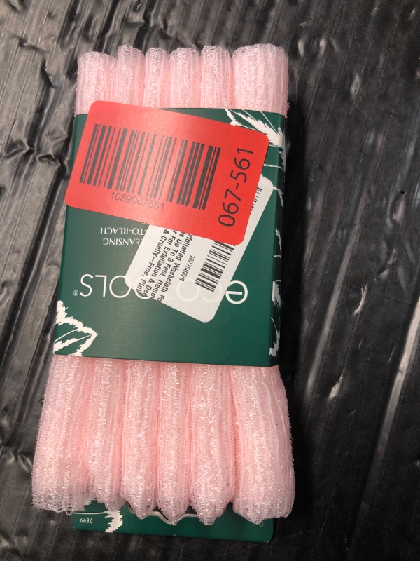 Photo 1 of (ONLY ONE LEFT)**MISSING PCS**
EcoTools Bath Cloth, Exfoliating Washcloth For Shower & Bath, Expands Up To 3 Feet, Remove Dry Skin, Body Scrubber For Exfoliation & Deep Cleansing, Eco Friendly & Cruelty-Free, Pink, Pack of 6