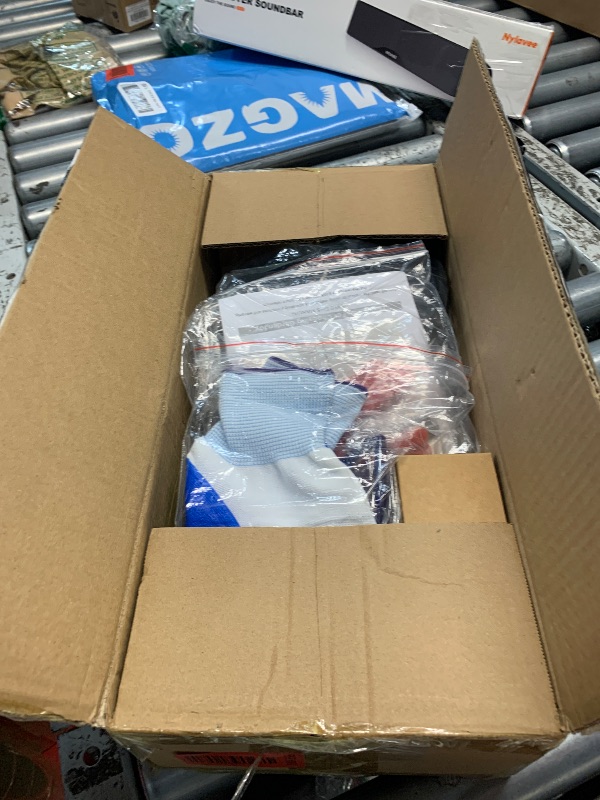 Photo 1 of (PARTS) (NON-FUNCTIONAL) Gardenjoy Wacker Battery Operated: 12V Cordless Grass Trimmer with 2.0Ah Battery, Fast Charger and 3 Types Cutting Blade, Portable Electric Lawn Trimmer for Garden Yard Weeding Work