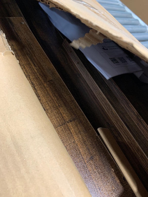 Photo 1 of ***(PARTS ONLY/ MAJOR DAMAGE/ NON FUNCTIONAL)***Brown Console Table