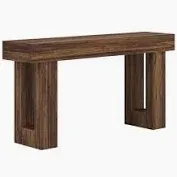 Photo 1 of ***(PARTS ONLY/ MAJOR DAMAGE/ NON FUNCTIONAL)***Brown Console Table