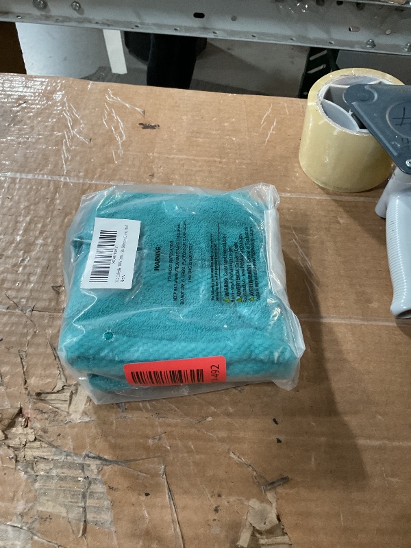 Photo 1 of ***(PARTIAL SET)***Villa Celestia 100% Cotton Wash Cloth for face & Body Set of 6, (12 x 12 inches) Sustainable, Soft, Highly Absorbent, Combed Cotton Wash Cloths Pack of 6 for Hotels, Spa, Bathroom, Dorm, Teal