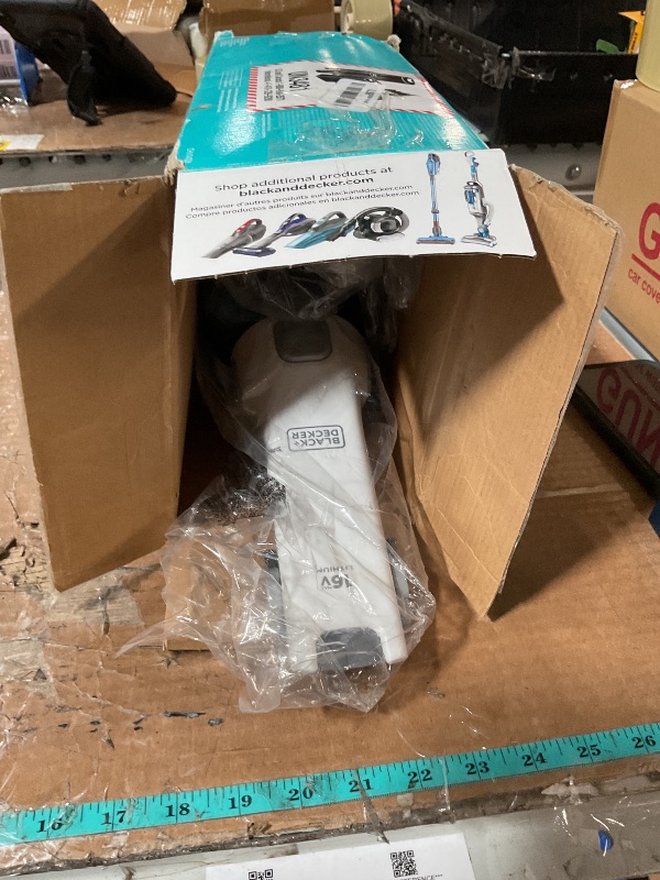 Photo 1 of ***(PARTS ONLY/ NON FUNCTIONAL)***BLACK+DECKER dustbuster AdvancedClean Cordless Handheld Vacuum, Compact Home and Car Vacuum with Crevice Tool (CHV1410L)