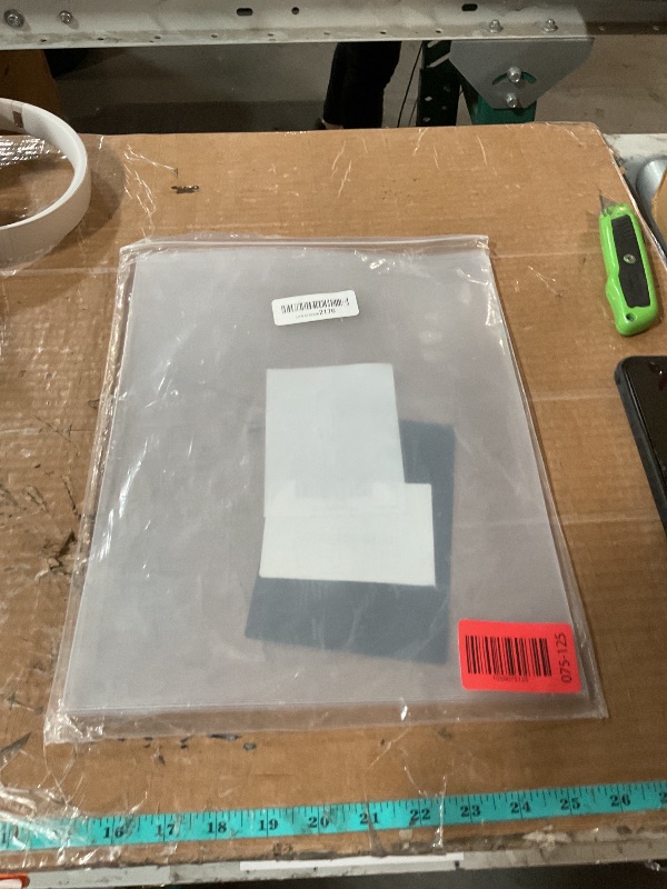 Photo 1 of (5 Pack) PET Sheet Panels - 11" x 14" x 0.04" Clear Acrylic Sheet-Quality Shatterproof, Lightweight, and Affordable Glass Alternative Perfect for Poster Frames, Counter Barriers, and Pet Barriers