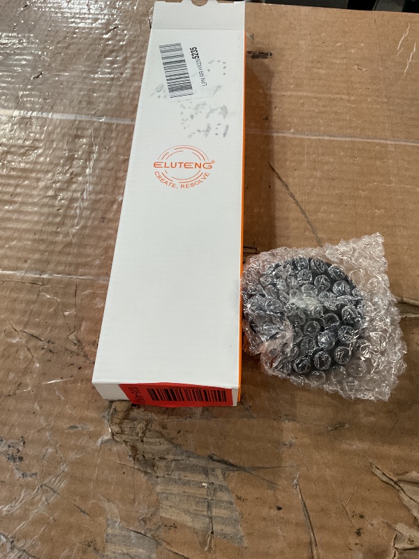 Photo 1 of ***(MISSING PARTS/ NOT A COMPLETE SET)***ELUTENG Solar Light Replacement 4 Pack (Top Size 3.15 inch, Bottom Size 2.76 inch) LED Solar Lantern Light Lids Outdoor Waterproof Replacement Solar Light Tops Warm White LED