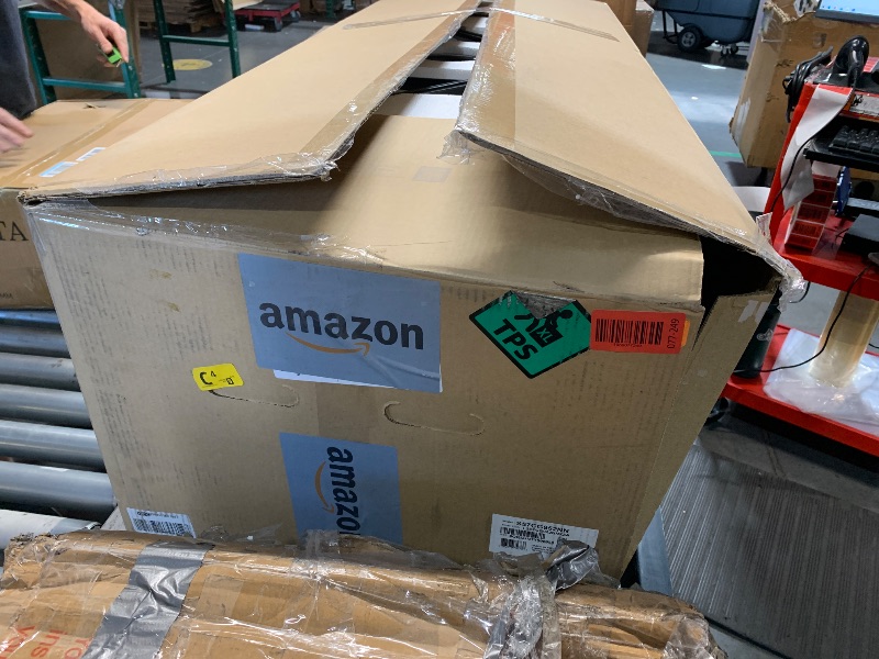 Photo 1 of **2 PARTS ON SCREEN ARE DISCOLORED, TURNS ON** Samsung 57" Odyssey Neo G9 (G95NC) Series Dual 4K UHD 1000R Curved Gaming Monitor, 240Hz, 1ms with DisplayPort 2.1, Quantum Mini-LED, DisplayHDR 1000, AMD FreeSync Premium Pro, LS57CG952NNXZA