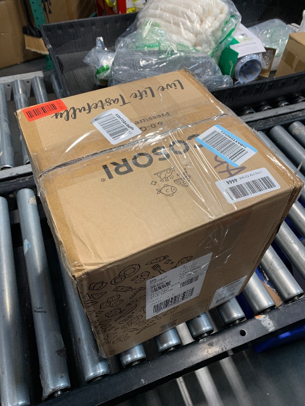 Photo 1 of COSORI Pressure Cooker 6QT, Stainless Steel, 9-in-1 Multi Cooker, 12 Safety Features, Ceramic Inner Pot, Rice, Slow Cook, Sous Vide, Saute, 1100W