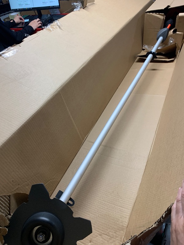 Photo 1 of (used)((incomplete)Husqvarna 122RJ Brushcutter, Multi-Purpose Gas Brush Cutter Tool with String Trimmer Head and Grass Blade, Includes Adjustable 