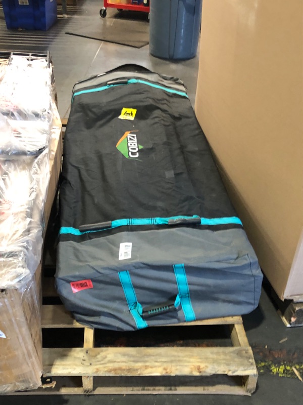 Photo 1 of **TRUCK/TRAILER PICK UP ONLY** (PARTIAL SET) (NON-FUNCTIONAL) COBIZI 10x30 Heavy Duty Pop up Canopy with 8 sidewalls Stable Wedding Outdoor Tents for Parties Canopy Pop Up Party Tent UPF 50+ Waterproof Commercial Gazebo with Roller Bag, White(Windproof Up