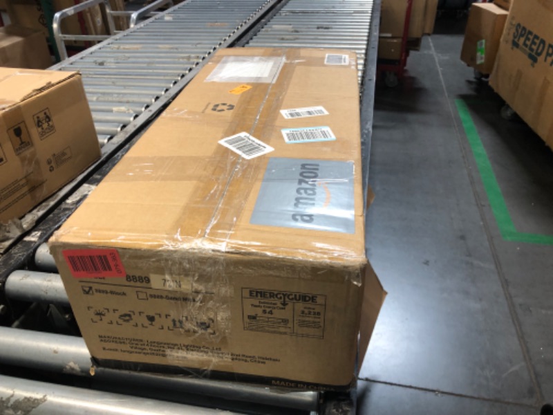 Photo 1 of (sold for parts only) Kviflon 72 Inch Large Ceiling Fans with Lights and Remote, Indoor/Outdoor Black Modern Industrial Ceiling Fan with light for Living Room Patios