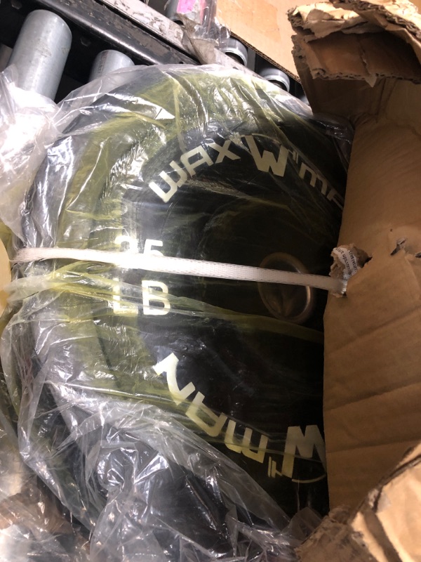 Photo 1 of (2) 25LB Bumper Plates Set, 2" Weight Plates for Strength Training