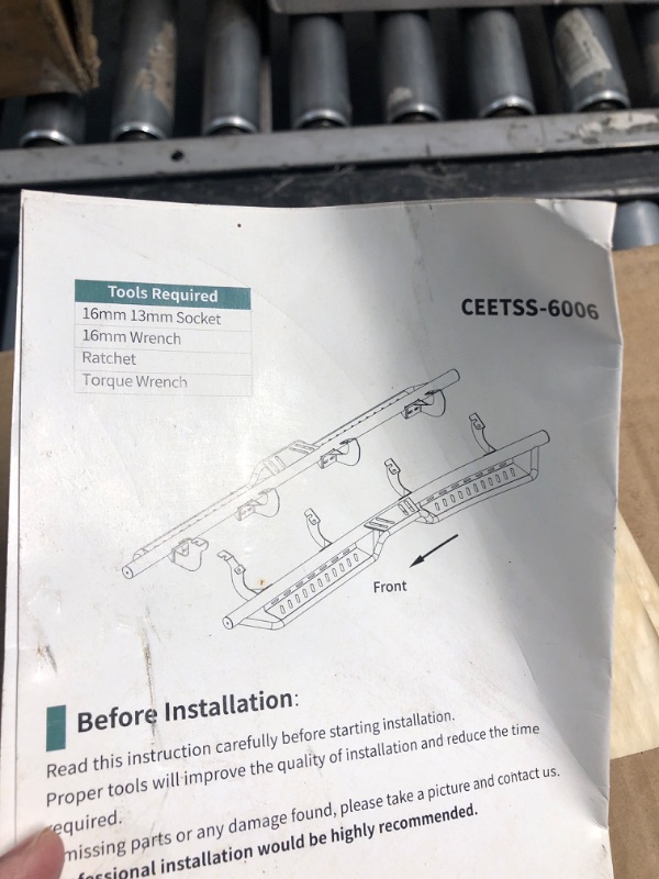 Photo 1 of ***TRUCK/TRAILER PICKUP ONLY******STOCK PHOTO FOR REFERENCE ONLY***YITAMOTOR Running Boards Compatible with 2019-2025 Dodge Ram 1500 Crew Cab New Body Style Nerf Bars Side Step (Exclude 1500 Classic)