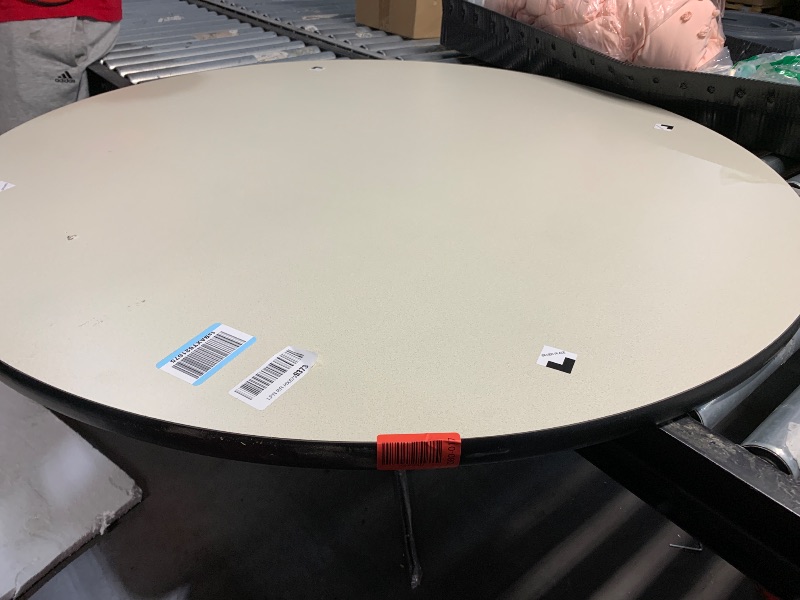 Photo 1 of ***PARTIAL SET - PRICE ADJUSTED***Flash Furniture Wren 48'' Round Grey HP Laminate Activity Table - Height Adjustable Short Legs
***ONLY HAS TABLETOP***