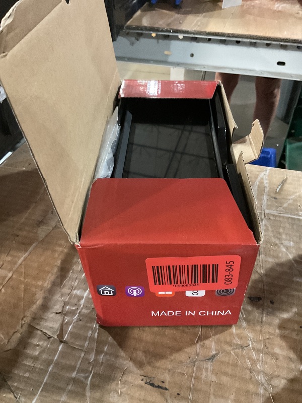 Photo 1 of ***(USED/ UNKNOWN IF MISSING PARTS/ UNABLE TO TEST ITEM)***Apenet Wireless CarPlay Screen with 2K Dash Cam, 8.1" Portable Touchscreen Car Stereo with CarPlay & Android Auto, 1080P Backup Camera, Voice Control, Bluetooth, Mirror Link, GPS Navigation