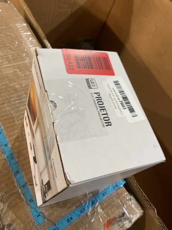 Photo 1 of [2025 New] HY300PRO+ Smart 4K Projector WiFi Bluetooth, Salange Mini Projector Android 11.0, Short Throw Projector 1080P HD, 180° Adjustable, Auto Keystone Correction, Outdoor Movie Projector Portable