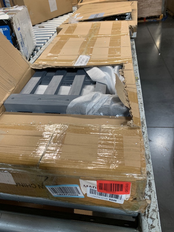 Photo 1 of Colingmill 45 Inch Freestanding Vertical Surfboard Rack Rustic Gray Wood Surfboard Storage Rack Wakeboard Snowboard SUP Paddle Board Rack for Indoors Dry Spaces Outdoors Use, Holds up to 4 Boards