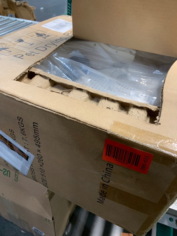 Photo 1 of Foldable Automatic Pet Dryer Box for Cats and Small Dogs,Ultra Quiet Cat Hair Dryer with 8 High Velocity Fans 360 Drying Temperature Control 4-Speed Settings Timer Smart Pet Drying Box