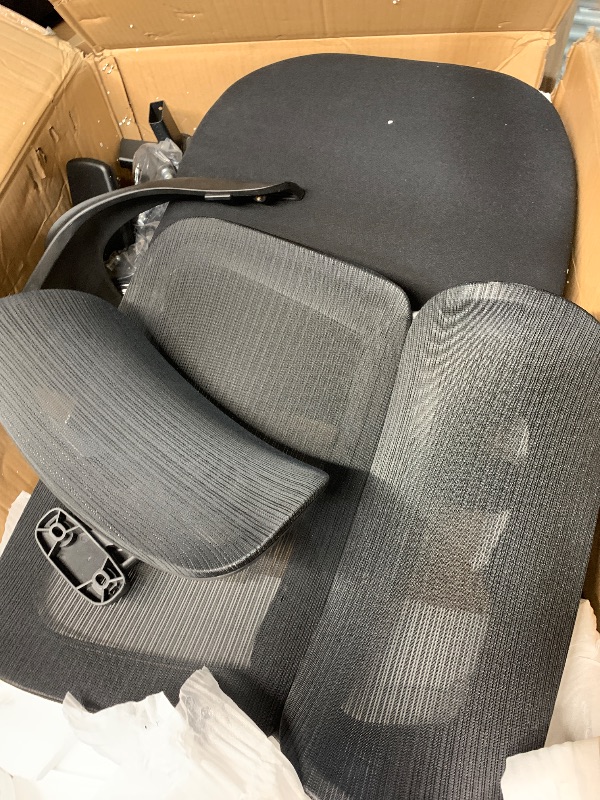 Photo 1 of (PARTIAL SET) (UNTESTED) TRALT Office Chair Ergonomic Desk Chair, 330 LBS Home Mesh Office Desk Chairs with Wheels, Comfortable Gaming Chair, High Back Office Chair for Long Hours (Black)