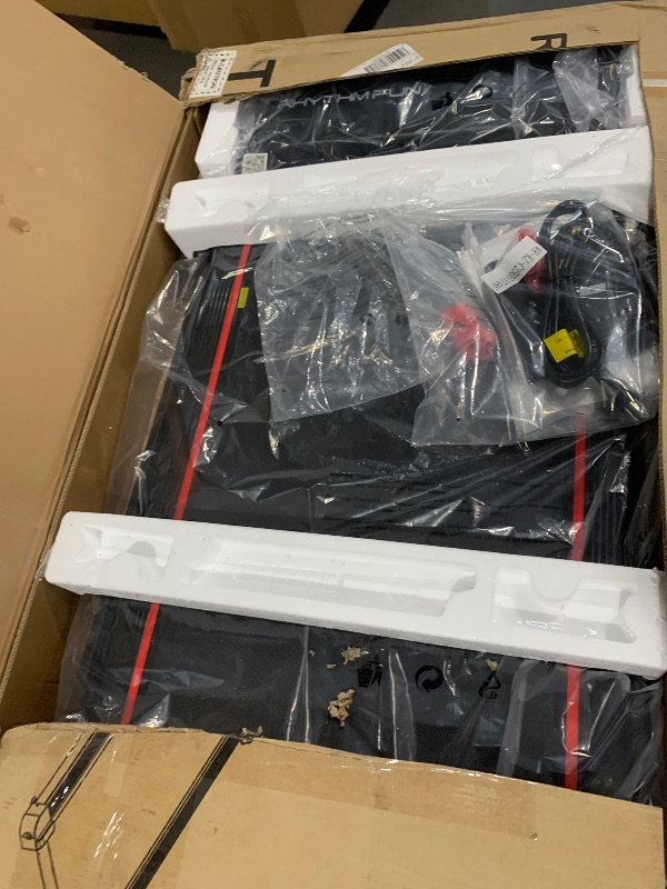 Photo 1 of ***FACTORY SEALED***RHYTHM FUN Incline Foldable Treadmill, Walking Pad Treadmill with Incline, 300 lbs Portable Treadmills with Handles for Home Office Use, Under Desk Compact Walking pad with LED Display & APP