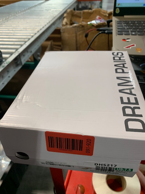 Photo 1 of ***(HEAVILY USED/ MINOR DAMAGE)***DREAM PAIRS Women's Clear Two Strap Open Toe High Block Chunky Slip on Dress Heel Sandals,Size 7.5,Nude/Clear-Tpu,DHS217