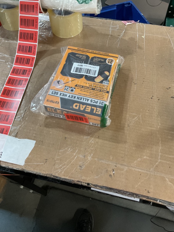 Photo 1 of 31-Piece Hex Key Set - Allen Wrench Set, SAE and Metric Allen Keys MM(0.7mm-10mm) SAE(0.028"-3/8) Heat-Treated, Torque Handle, High Leverage, Long & Short Keys, Easy Organization