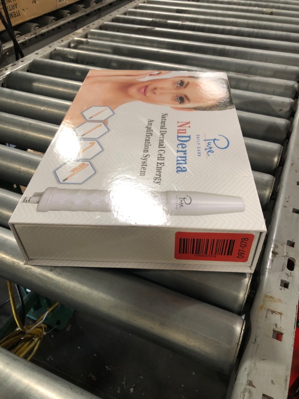 Photo 1 of (POWER OUTPUT ISSUE) Pure Daily Care NuDerma Handheld Skin Therapy Wand Machine w/Neon – Anti-Aging - Skin Tightening - Wrinkle Reducing - Dark Circles – Clarifying - Hair & Scalp Stimulator