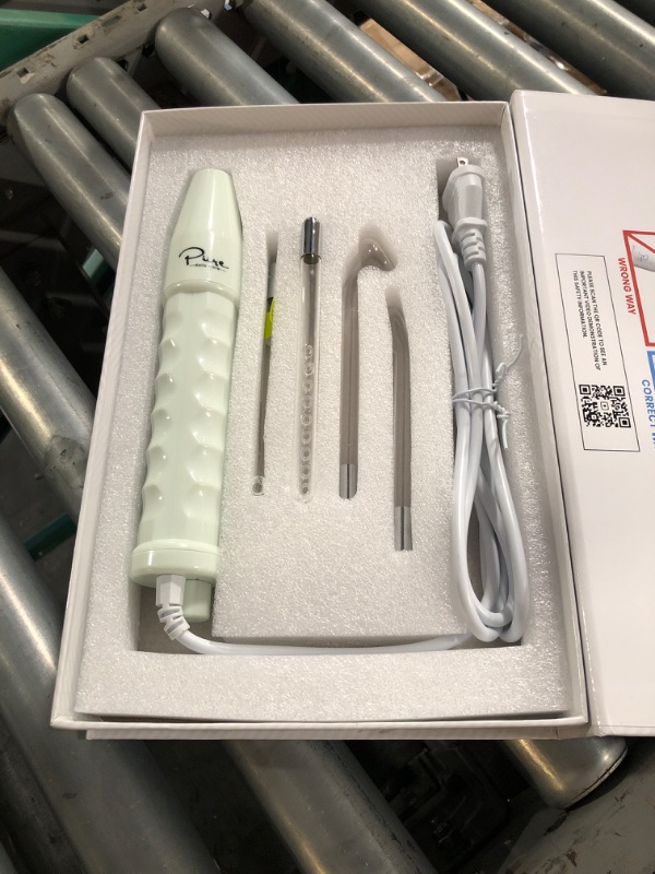 Photo 1 of (POWER OUTPUT ISSUE) Pure Daily Care NuDerma Handheld Skin Therapy Wand Machine w/Neon – Anti-Aging - Skin Tightening - Wrinkle Reducing - Dark Circles – Clarifying - Hair & Scalp Stimulator