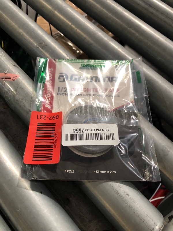 Photo 1 of GAMMA Weighted Tape – Adjustable Paddle & Racquet Weight for Enhanced Control, Power & Speed – Customizable Tape for Pickleball, Tennis, Padel - Gray, 1/2" Roll