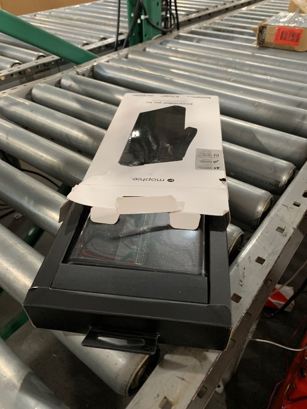 Photo 1 of ***PARTS ONLY SEE NOTES*** mophie powerstation pro AC (2023)-27,000 mAh External Battery compatbile With MacBook&iPad Portable PD battery with 100W of AC&60W USB-C Fast Charge integrated carry strap-USB-C cable included, Black