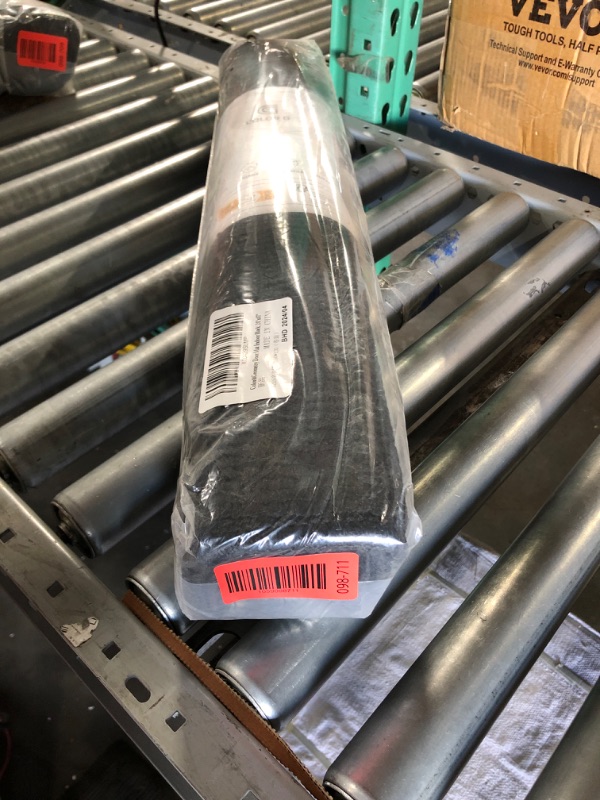 Photo 1 of (BAGGED) (USED/FAIR) Color&Geometry Large Double Indoor Door Mat, 24"x48" Front Door Rug Inside Entrance Non Slip, Dirt Trapper Absorbent Entry Mat 2x4, Washable Doormat, Black (Rolled-up NO Creases)