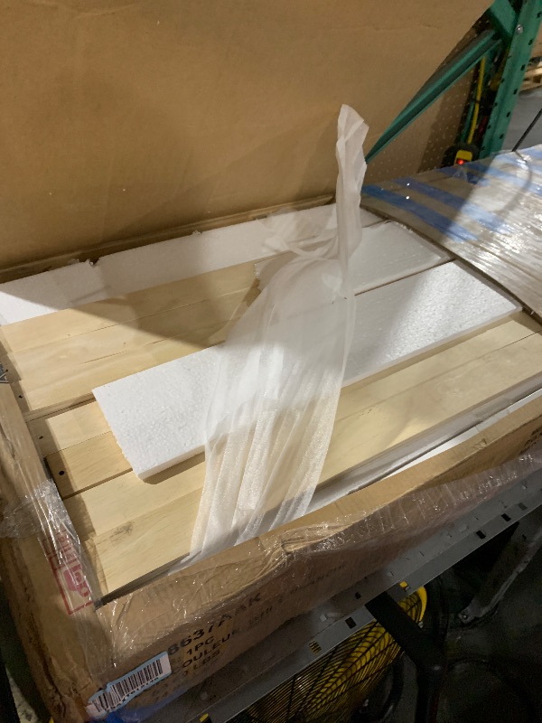 Photo 1 of **PARTIAL SET, BOX 1 OF 2** DEYOBED Twin Size House Bed, Cozy and Functional Platform Bed with Window, Bedside Drawers, Shelves, Sockets, and USB Port, Ideal for Kids, Teens, Girls, Boys, and Adults, White