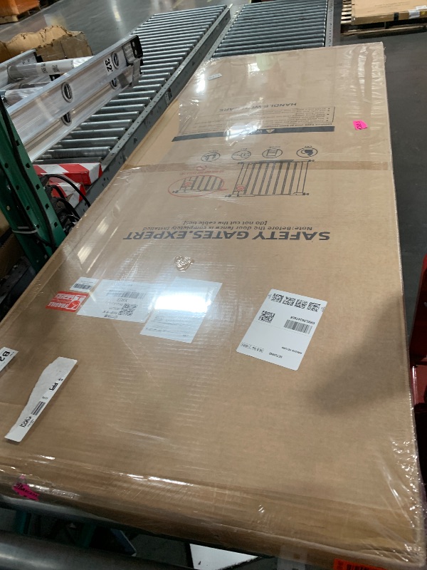 Photo 1 of ***FACTORY SEALED***Rgqphantom 71 inch Extra Tall Pet Gate Baby Gate?29.92"-48.03" Extra Wide Pressure Mounted Walk Through Swing Safety Cat Gates for Stairs, Doorways, Kitchen (71 * 48inch)