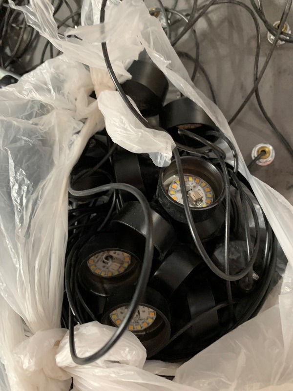 Photo 1 of ***MISSING PARTS*** IDEQUY Large Crystal Drop Chandeliers for High Ceiling 135 inches Long Spiral Staircase Chandeliers High Foyer Ceiling Light LED Dimmable 26 Light Black