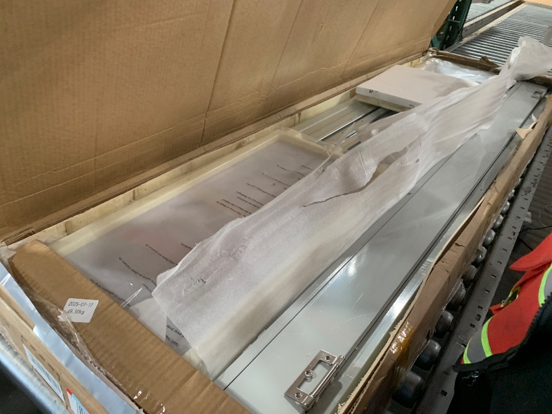 Photo 1 of ***BOX 1 OF 2*** DAUSOLA 10x10 FT Outdoor Storage Shed, Metal Garden Tool Shed with Updated Frame Structure, Lockable Doors and Windows, Ideal for Backyard Garden Patio Lawn, Grey