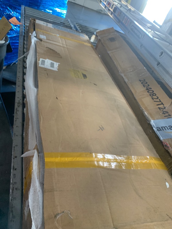 Photo 1 of ***BOX 1 OF 2*** DAUSOLA 10x10 FT Outdoor Storage Shed, Metal Garden Tool Shed with Updated Frame Structure, Lockable Doors and Windows, Ideal for Backyard Garden Patio Lawn, Grey