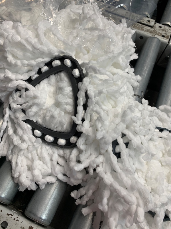 Photo 1 of (see all images) 4 Pack Mop Heads Replacement Compatible with O-Ceda EasyWring Spin Mop, Microfiber Spin Mop