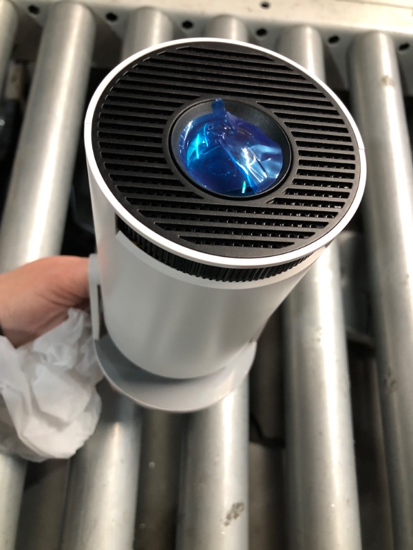 Photo 1 of ***(SEE NOTES BEFORE BIDDING)***Mini Projector with WIFI 6 and Bluetooth, Upgrade Style HY300PRO 4K 1080P Support Portable Projector, Built-in App, Android 11, Auto Keystone Correction, Video Projector for Laptop, PC, Smartphone