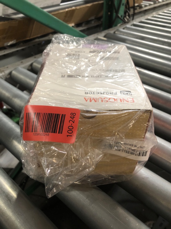 Photo 1 of ***(SEE NOTES BEFORE BIDDING)***Mini Projector with WIFI 6 and Bluetooth, Upgrade Style HY300PRO 4K 1080P Support Portable Projector, Built-in App, Android 11, Auto Keystone Correction, Video Projector for Laptop, PC, Smartphone