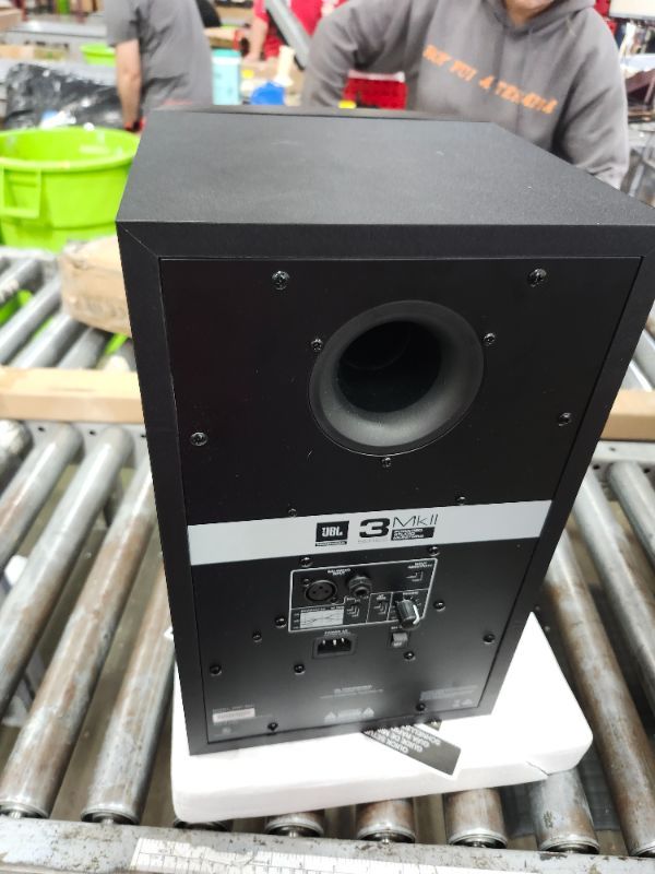 Photo 4 of JBL Professional 308P MkII 8-Inch, 2-Way, Powered, Active Monitor Speaker for Near Field Music Production, Studio Monitor, Desktop Computer, Hi-Fi Audio. Sold individually, Black