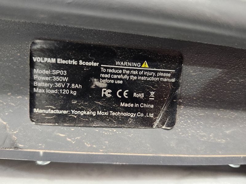 Photo 1 of **************FOR PARTS ONLY-missing charger and scooter is inoperable as it is stuck in an error code***************
Electric Scooter, 350W Motor, 21-23 Miles Long Range, 19 Mph Speed, 8.5" Portable Folding Commuting Scooter, Double Braking System, Max L