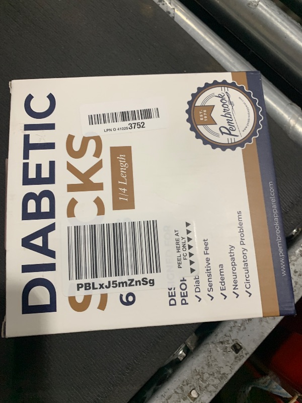 Photo 1 of **PARTIAL SET ONLY 3** Pembrook Ankle Socks for Men & Women | 6 Pairs | Black, White, Blue, Light Blue, Pink, Purple | Diabetic & Neuropathy Socks for Men 9-12